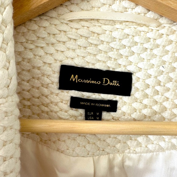 Massimo Dutti cream Spring Coat - Picture 3 of 5